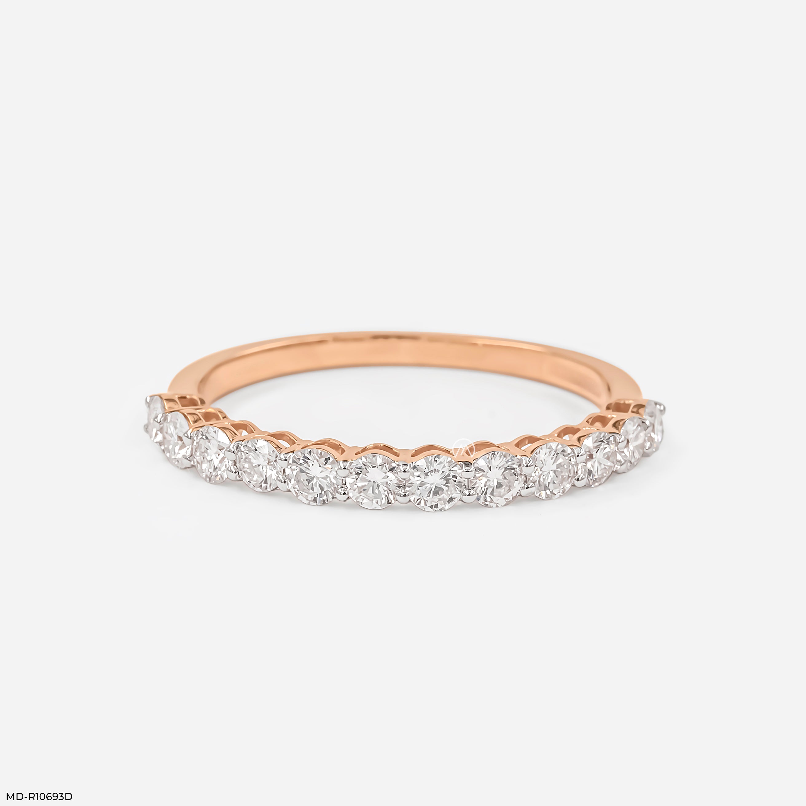 0.65 Carat Serenity Wave Lab Diamond Ring