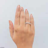 0.65 Carat Serenity Wave Lab Diamond Ring 14K Yellow Gold