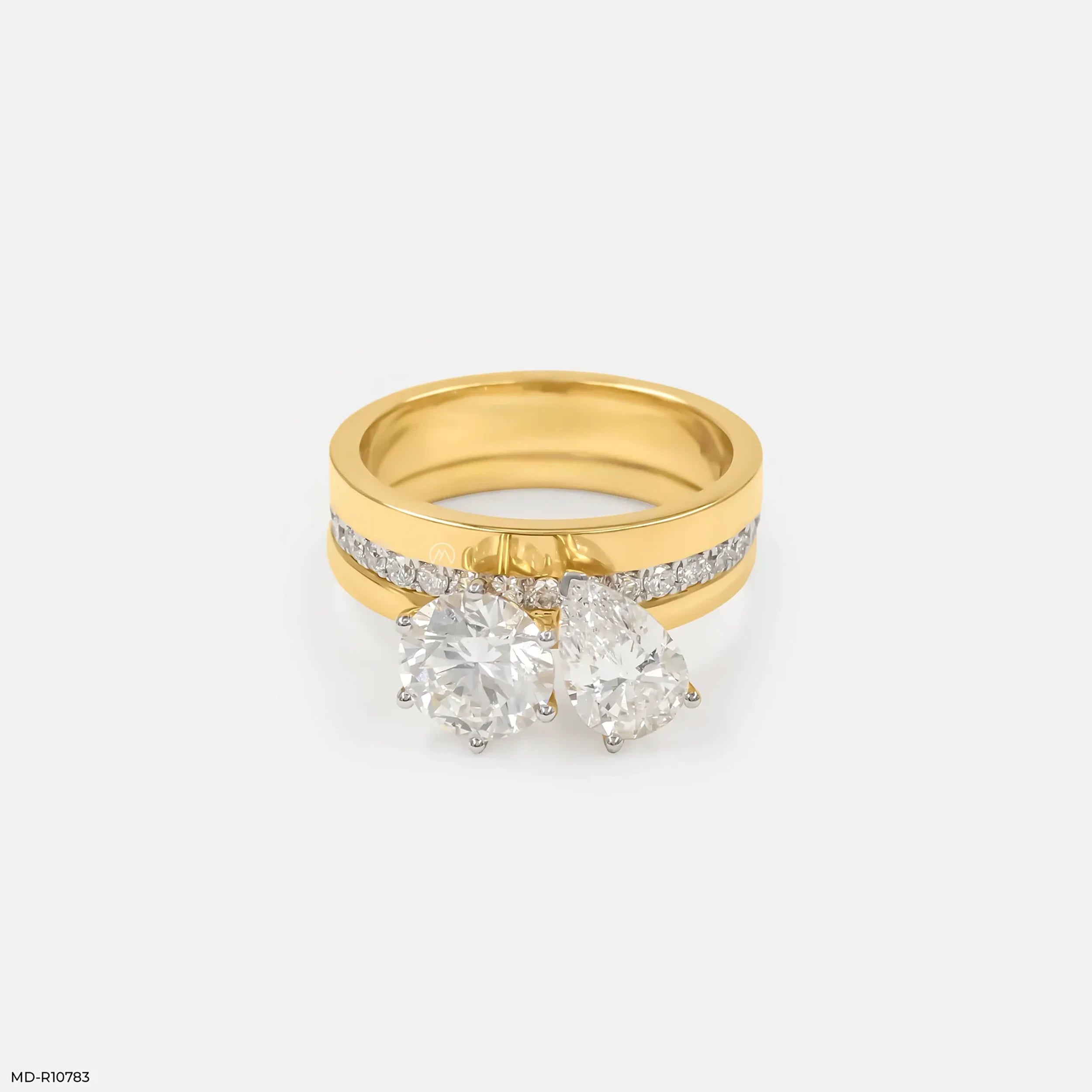 Eternal Flare Toi et Moi Diamond Rings