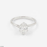 1 Carat Oval Solitaire Elysian Ring