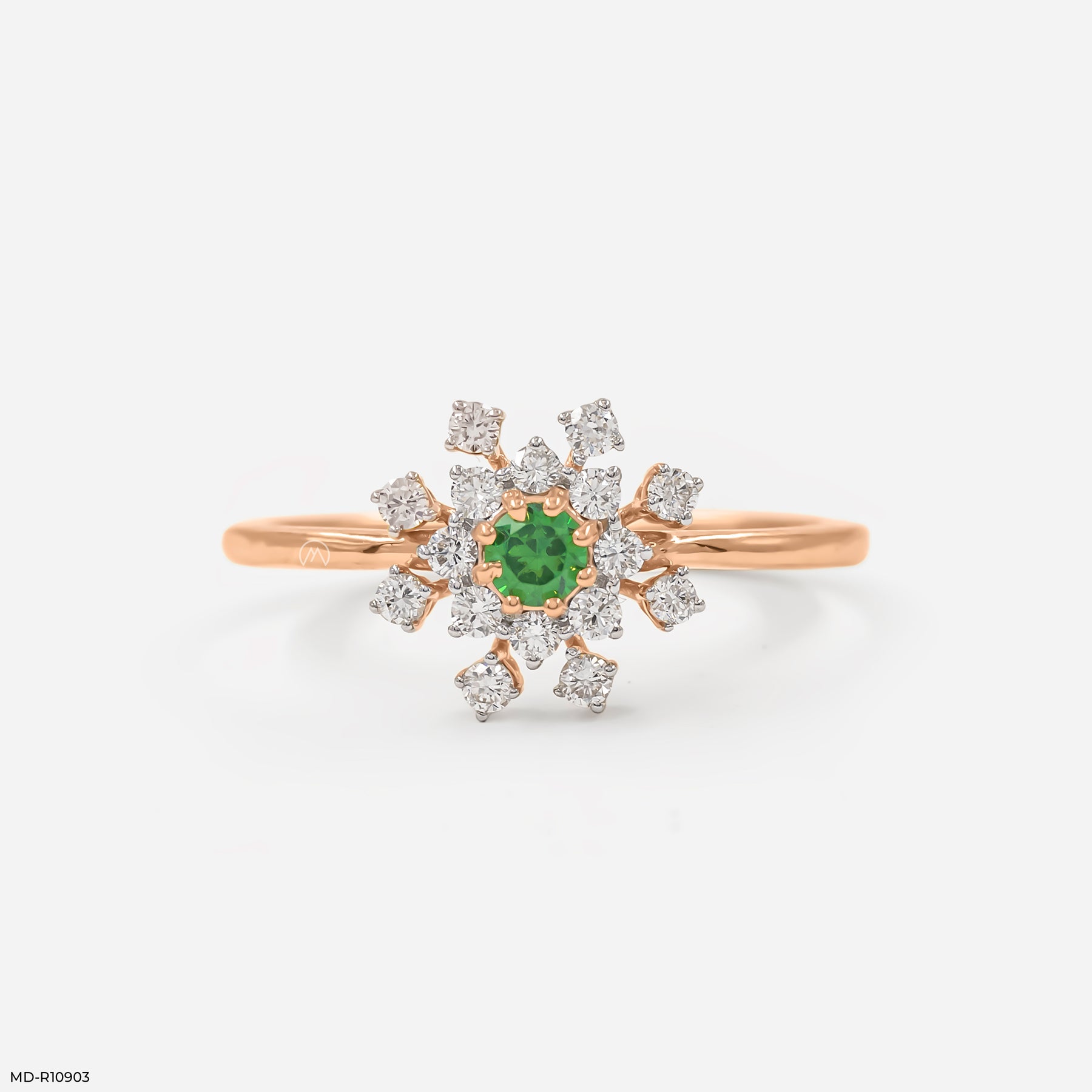 Evergreen Bloom Ring 9K Yellow Gold