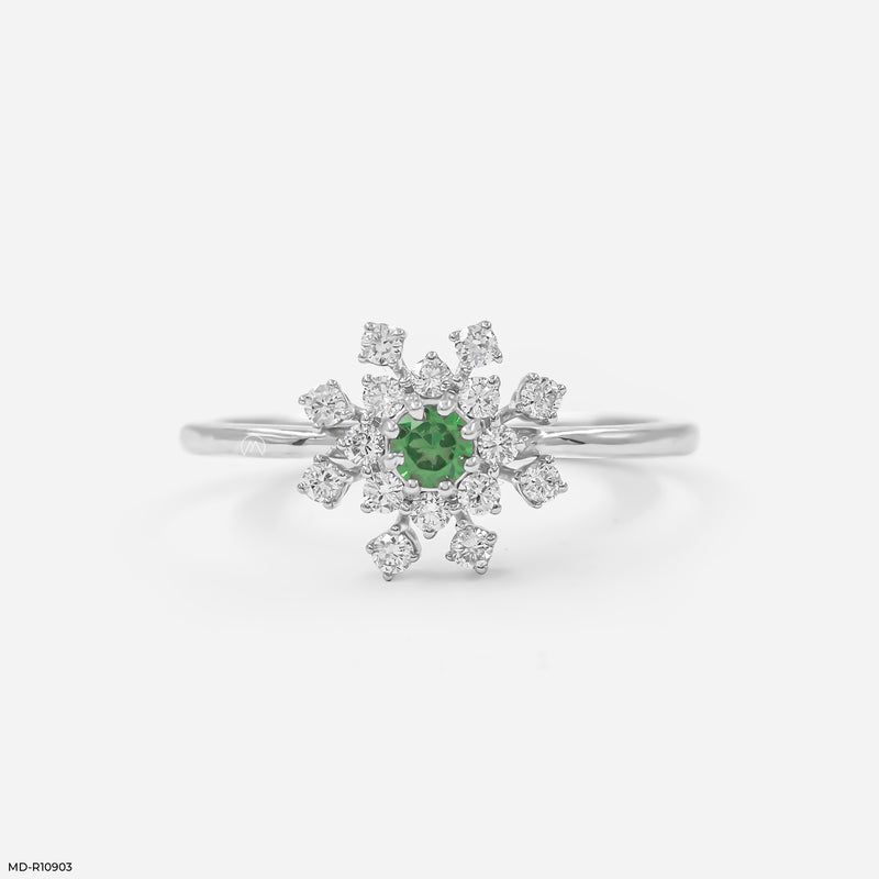 Evergreen Bloom Ring 14K Rose Gold