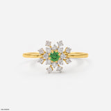 Evergreen Bloom Ring 14K Rose Gold