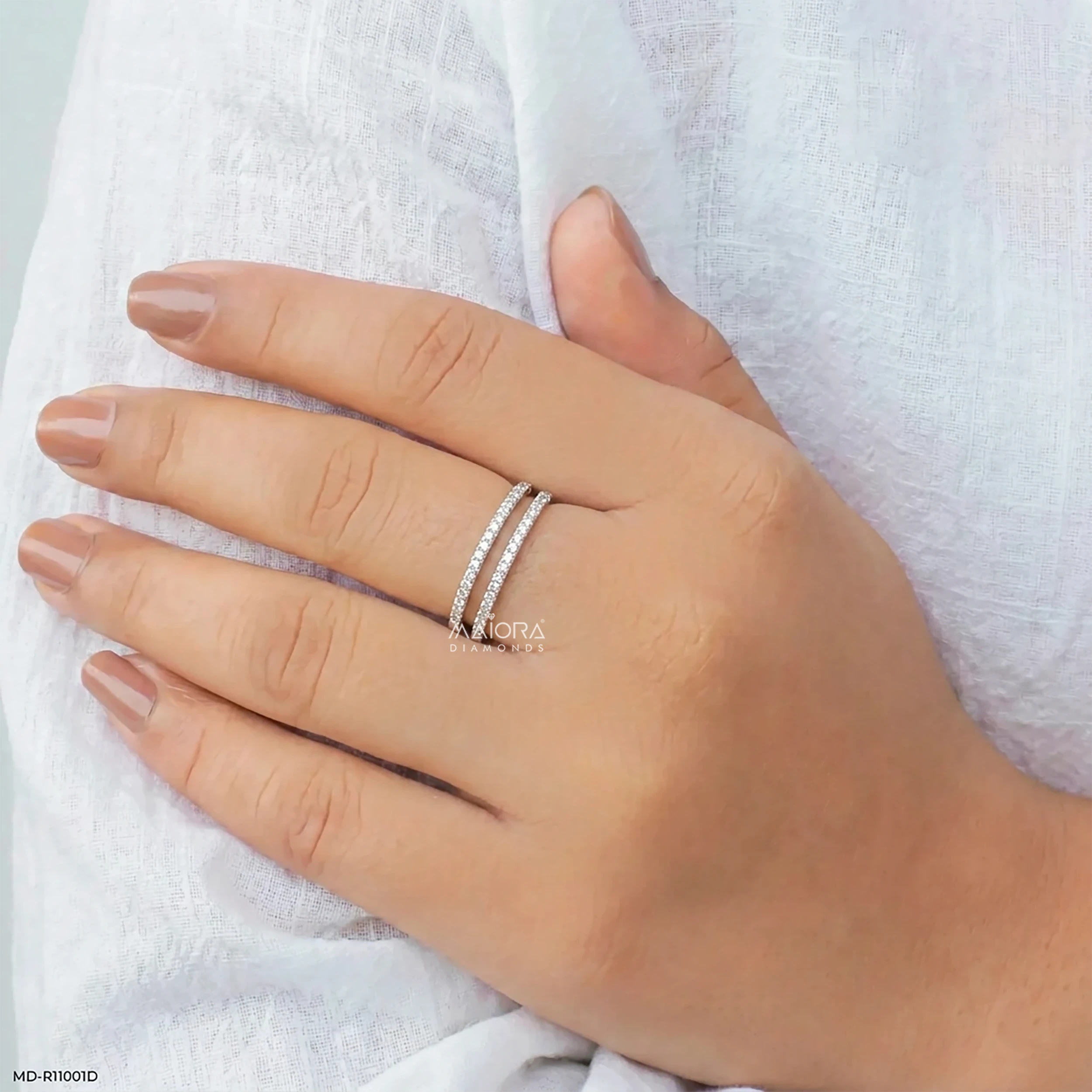 Meridian Oval Solitaire Diamond Ring Platinum 950