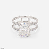 Majestic Crossover Ring 14K White Gold