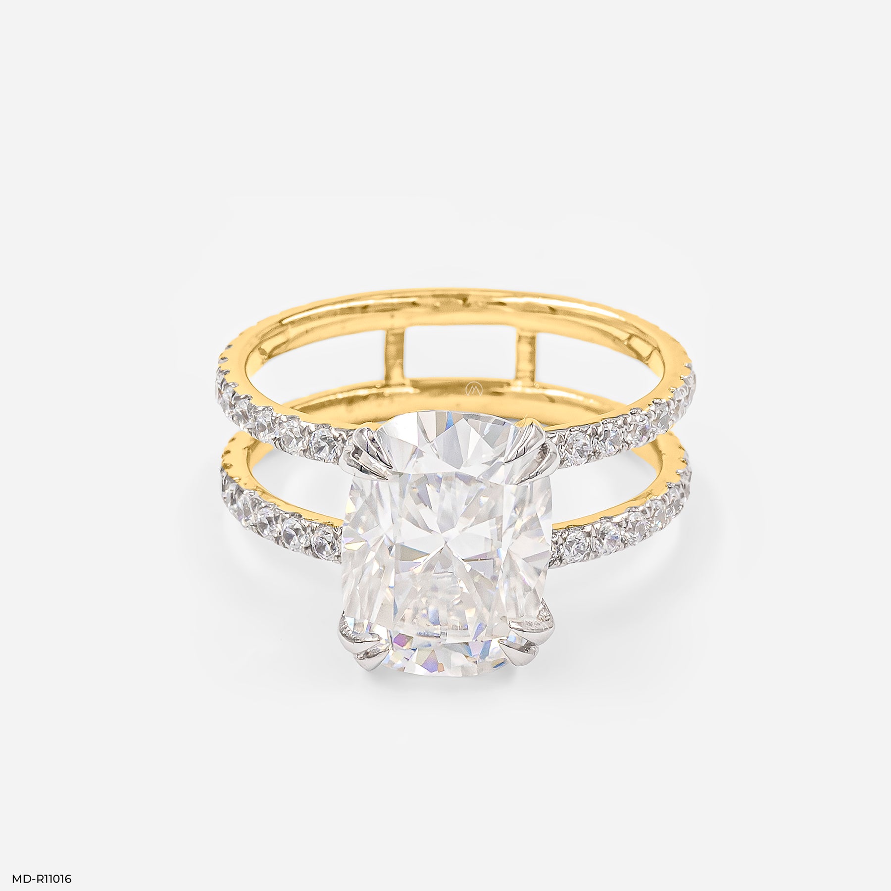 Majestic Crossover Ring 9K Yellow Gold