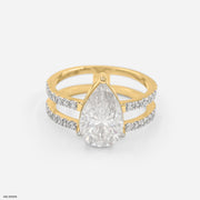 The Harmony Split Ring 9K Yellow Gold