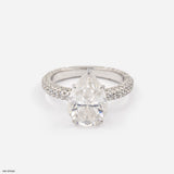 The Empress Pear Ring Platinum 950