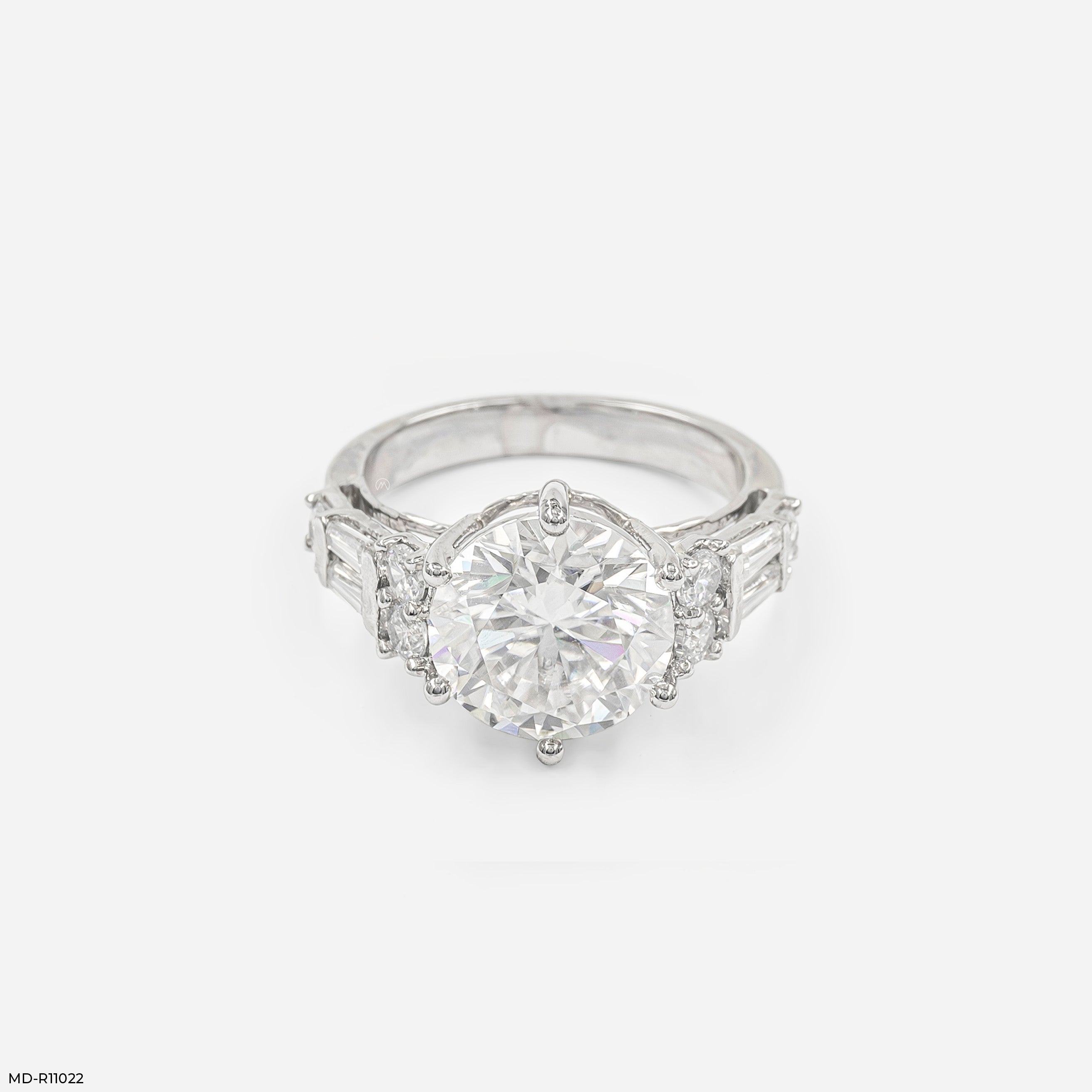 Auraya Shine Solitaire Dimaond Rings 9K White Gold