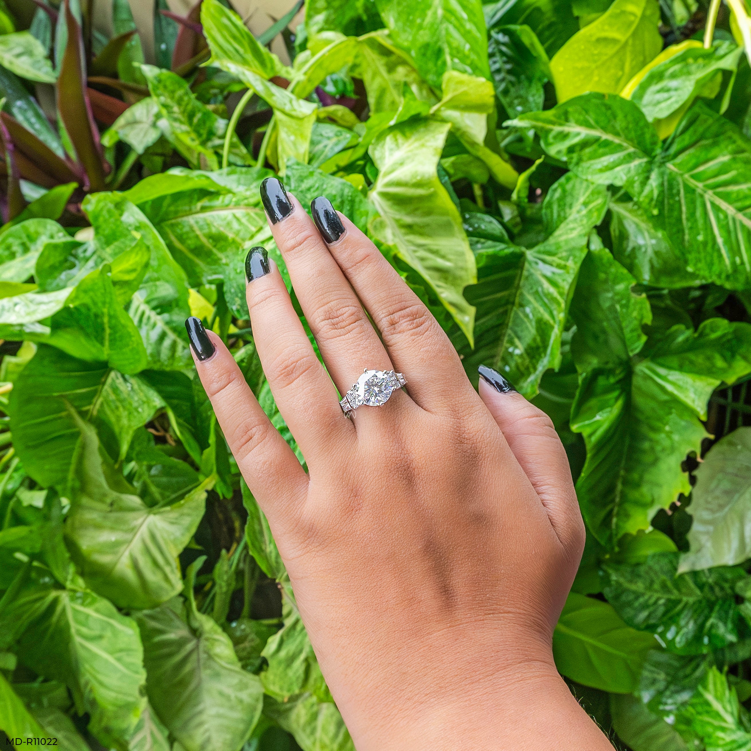 Auraya Shine Solitaire Dimaond Rings 9K White Gold