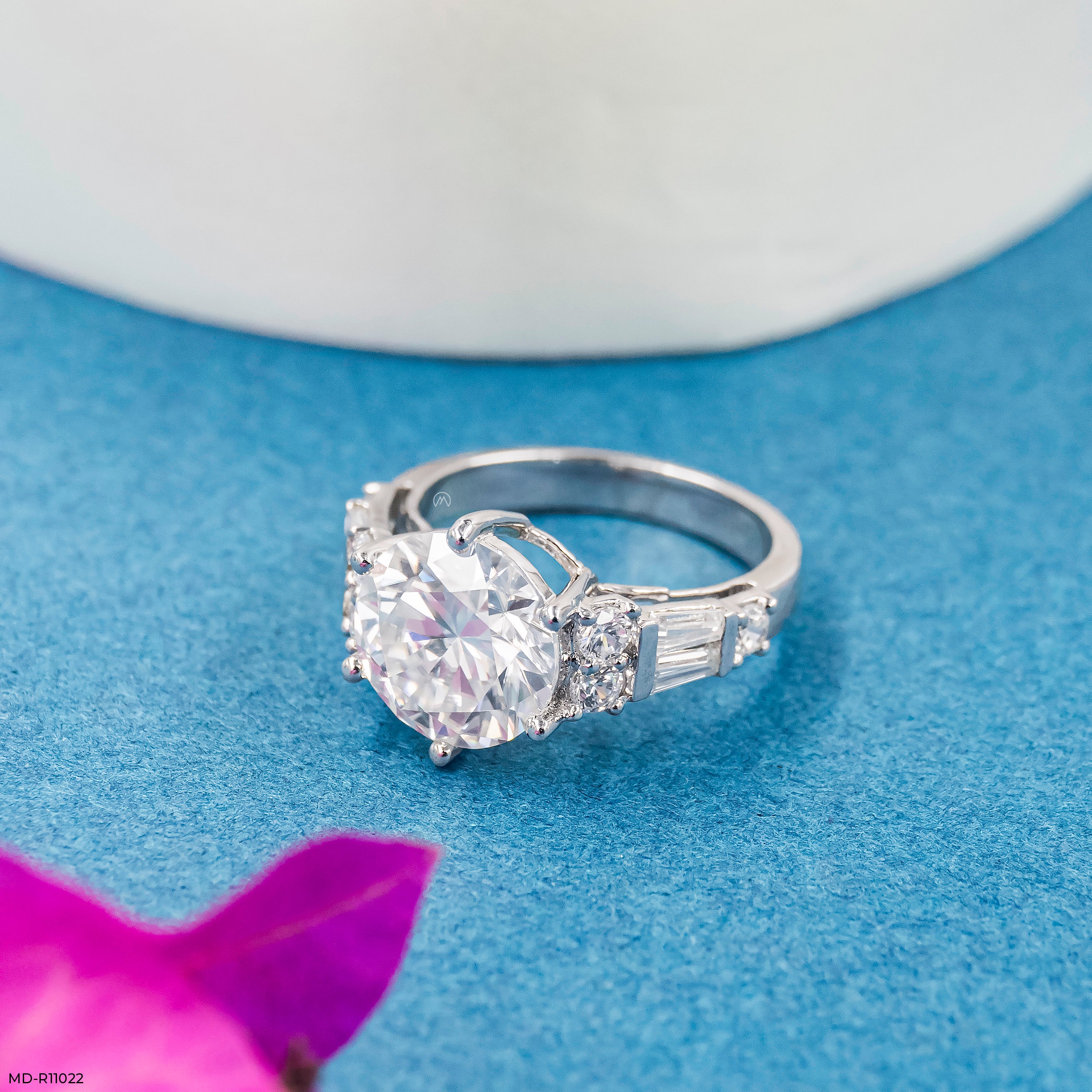 Auraya Shine Solitaire Dimaond Rings Platinum 950