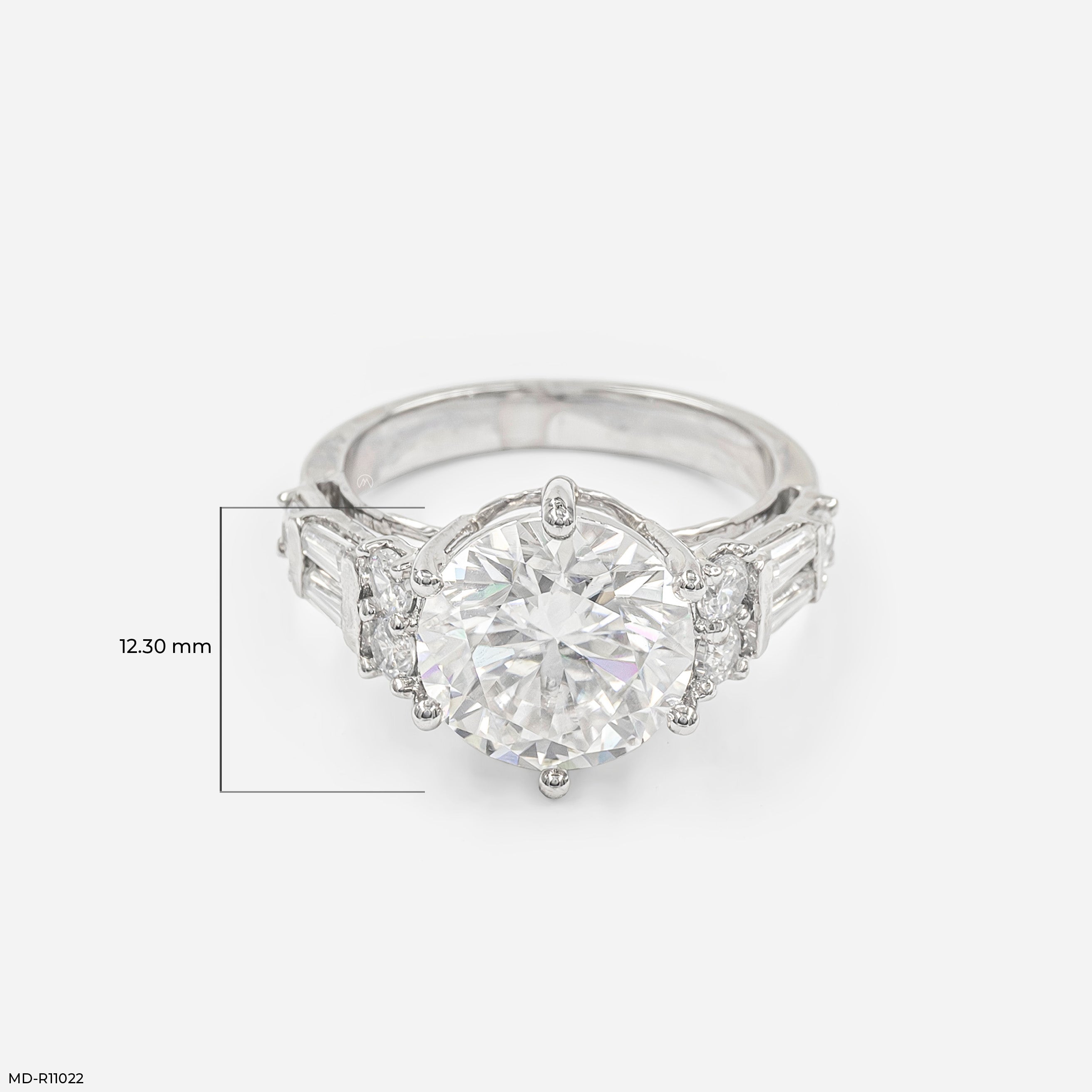 Auraya Shine Solitaire Dimaond Rings Platinum 950