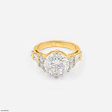 Auraya Shine Solitaire Dimaond Rings 9K Yellow Gold