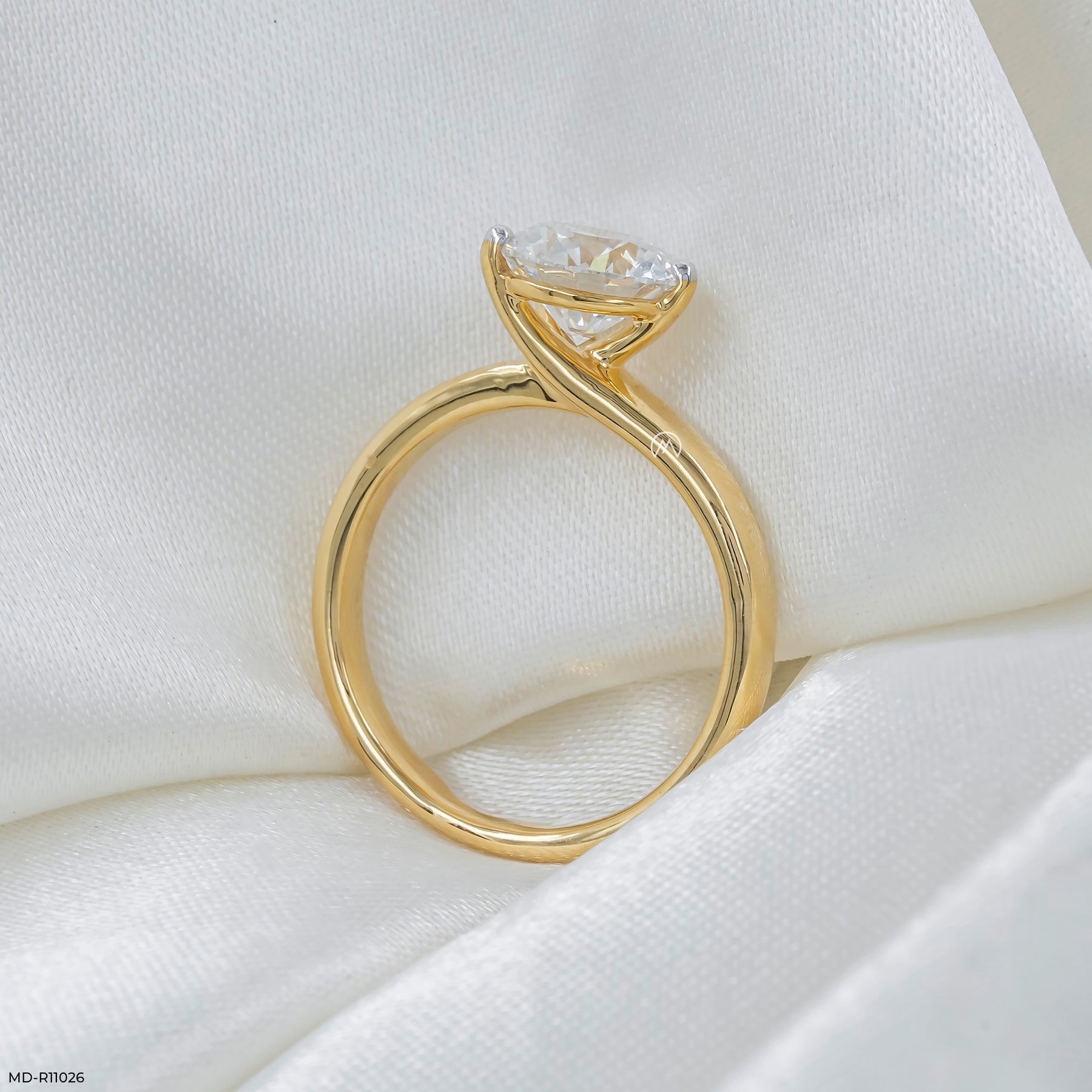 The Timeless Solitaire Ring 14K White Gold