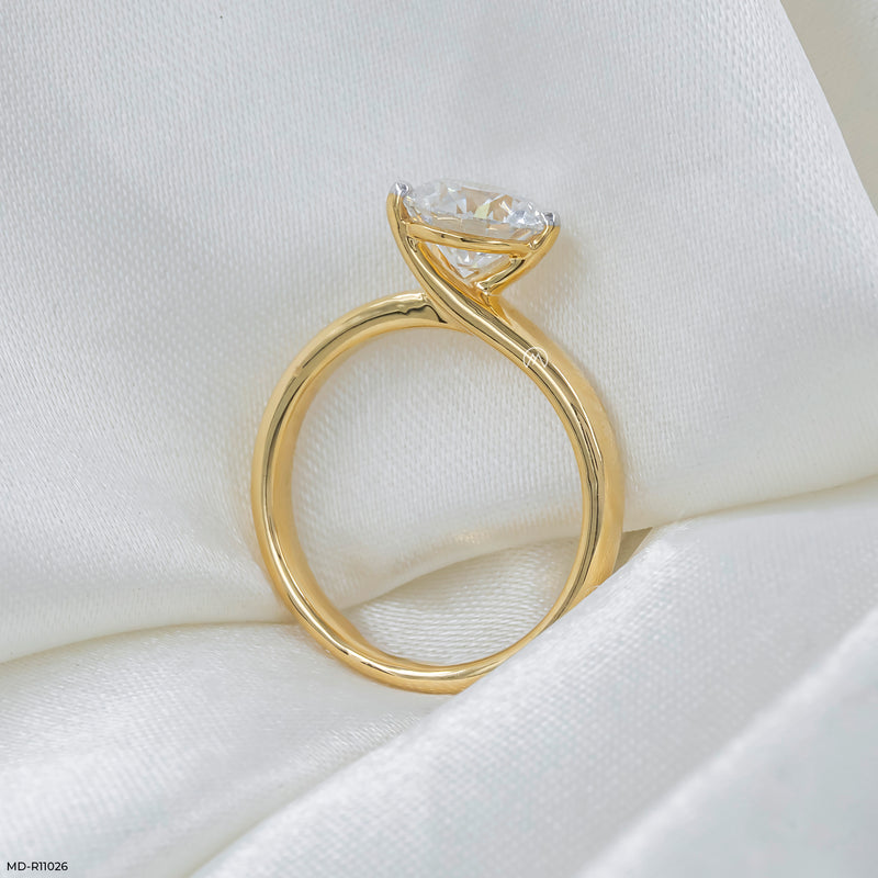 The Timeless Solitaire Ring 18K Yellow Gold
