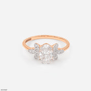 Whispering Petal Ring 14K Rose Gold