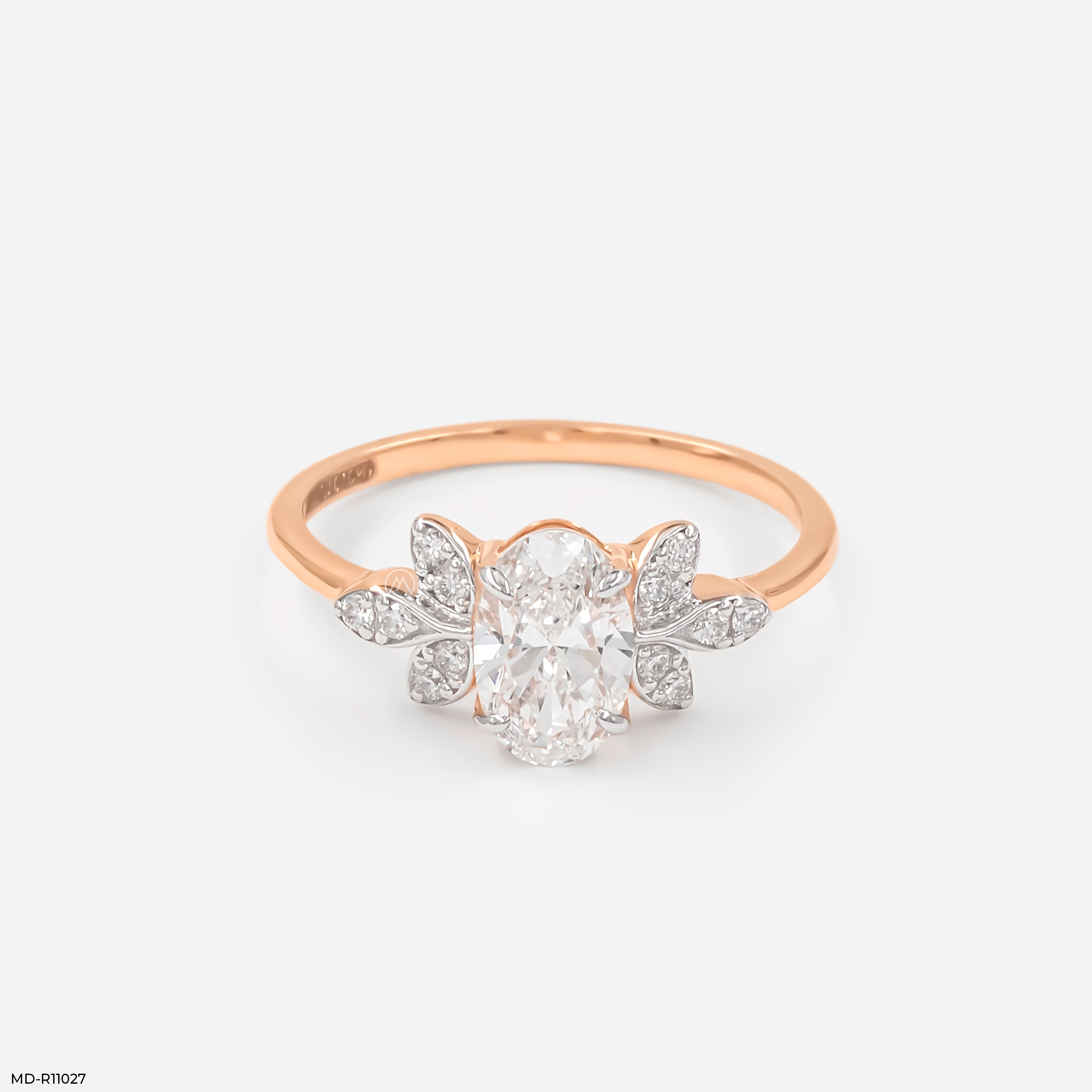 Whispering Petal Ring 14K Rose Gold