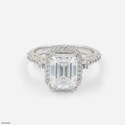 The Heirloom Halo Ring 9K White Gold