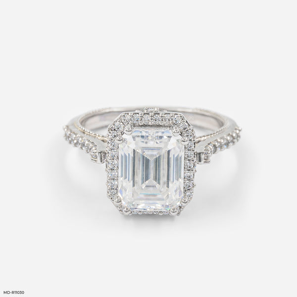 The Heirloom Halo Ring 14K White Gold