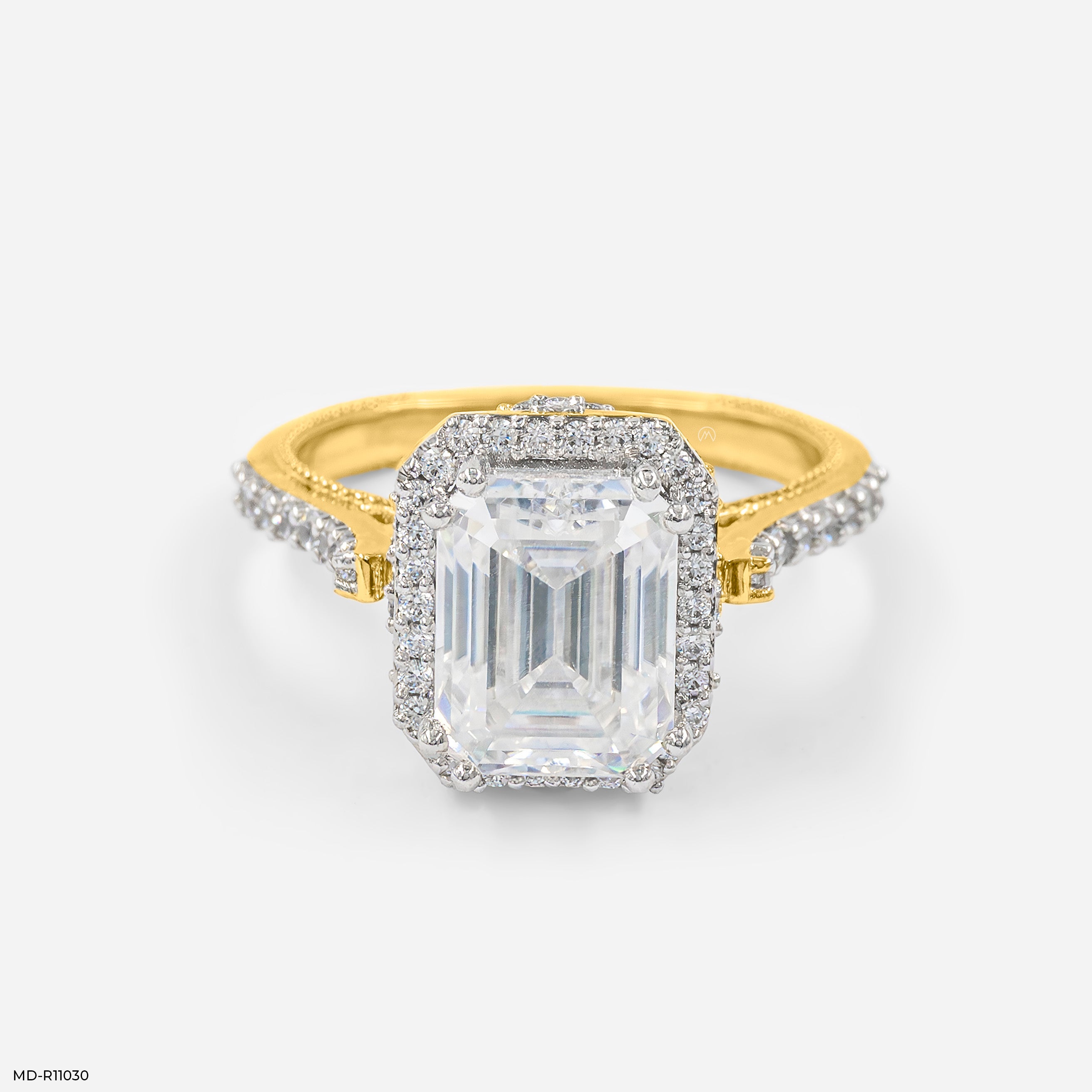The Heirloom Halo Ring 9K White Gold