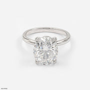 The Solitaire Oval Ring