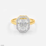 The Majestic Emerald Ring 14K Yellow Gold