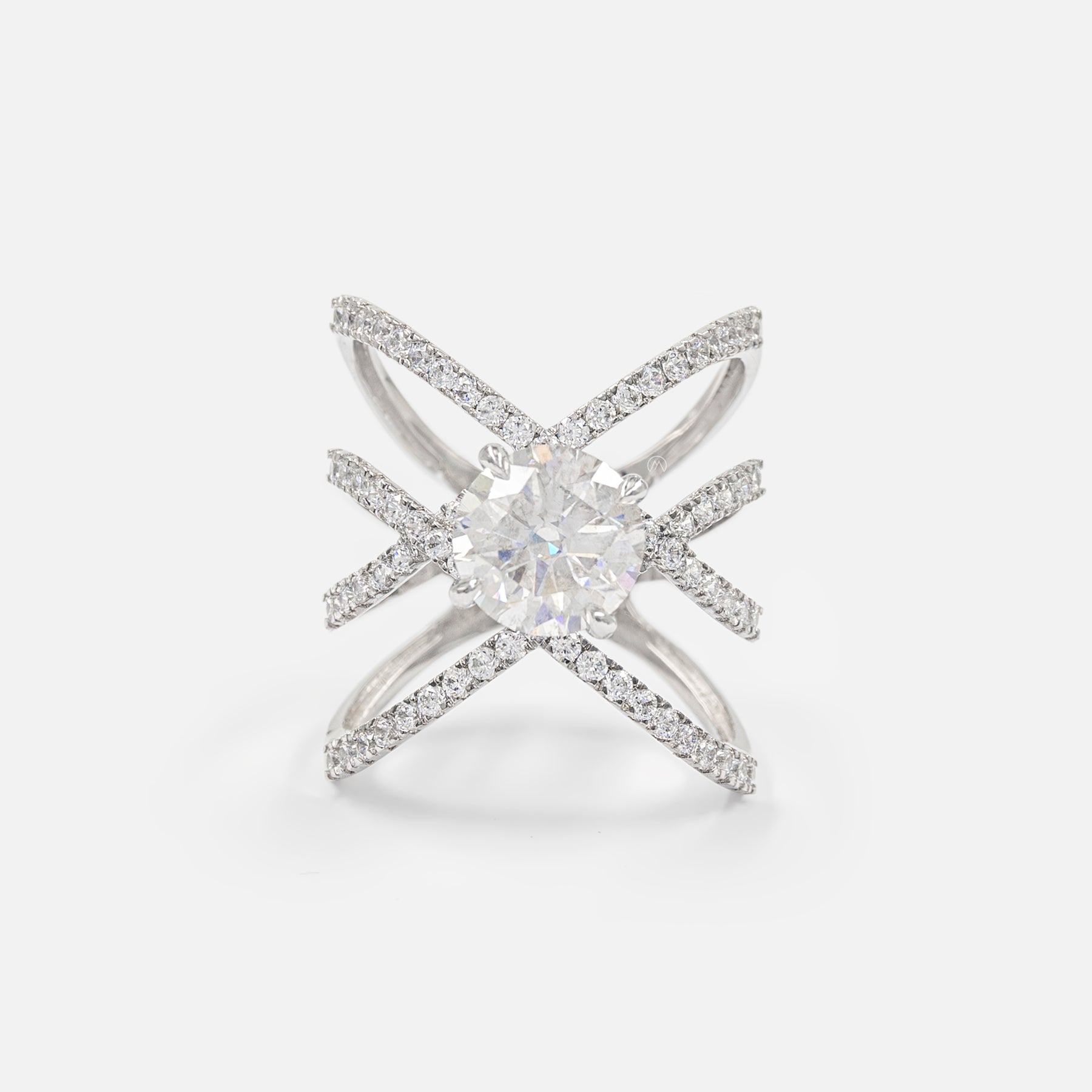 The Nexus Diamond Ring 14K Yellow Gold