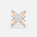 The Nexus Diamond Ring 14K Rose Gold