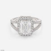 The Regal Split-Shank Ring Platinum 950