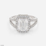 The Regal Split-Shank Ring 14K White Gold
