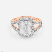 The Regal Split-Shank Ring 14K Rose Gold