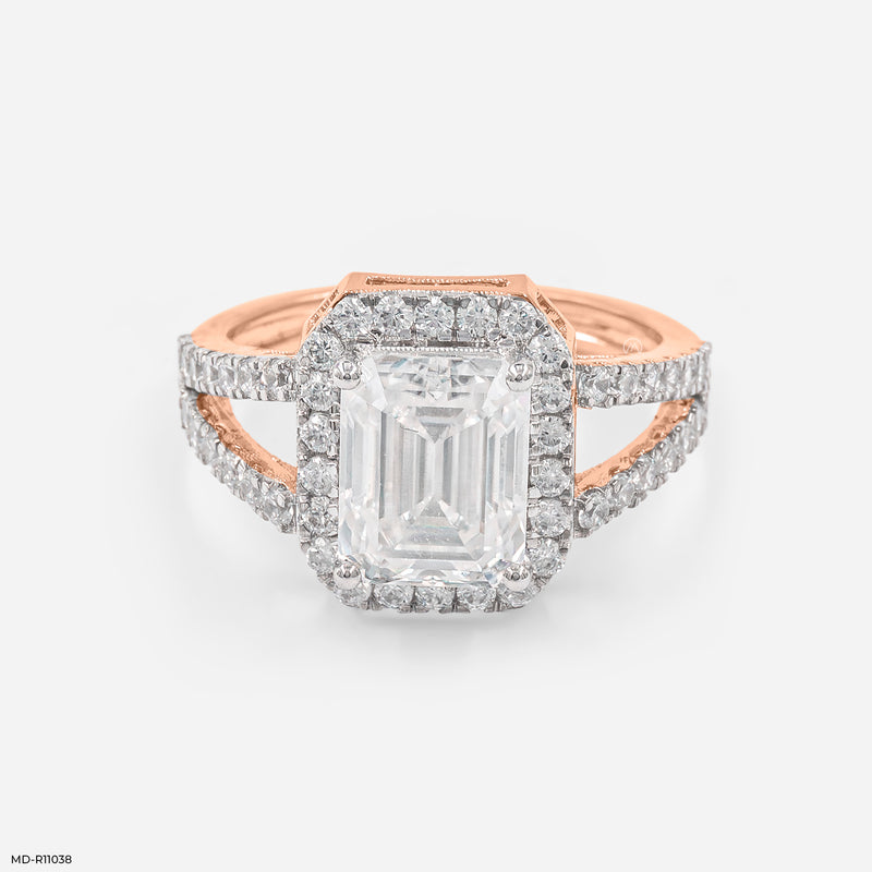 The Regal Split-Shank Ring 14K White Gold