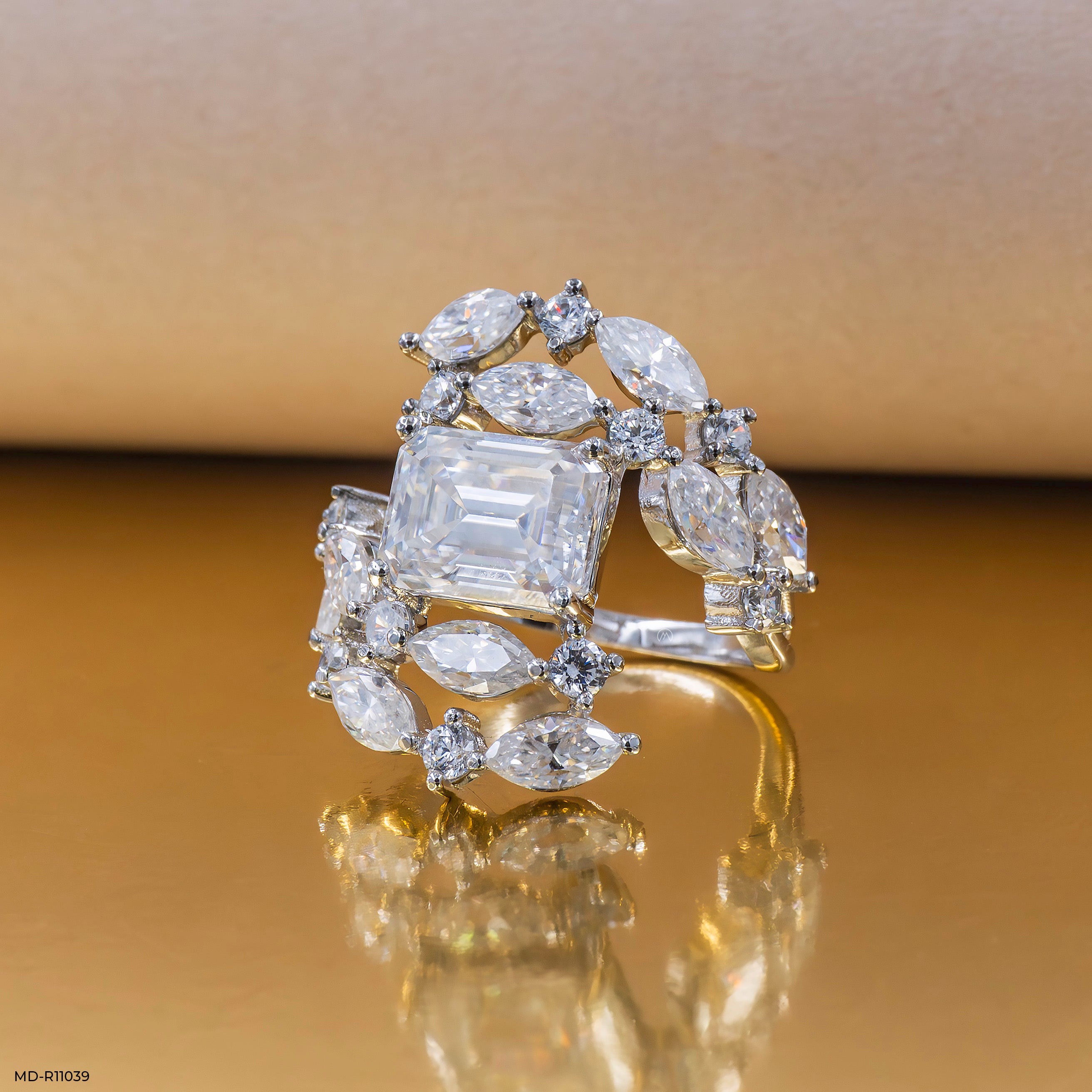 The Marquise Crest Ring