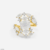The Marquise Crest Ring 14K Yellow Gold