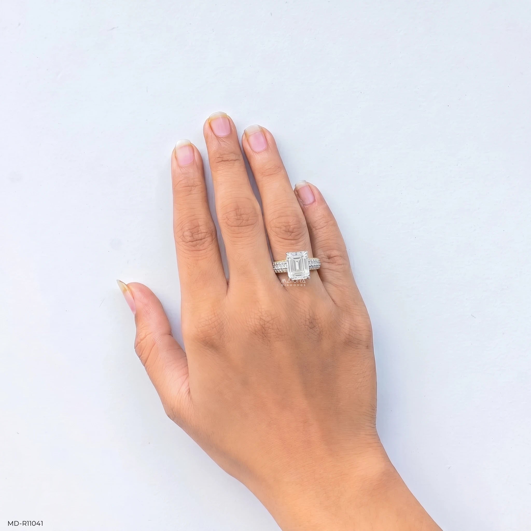 The Royal Pave Ring 18K Rose Gold