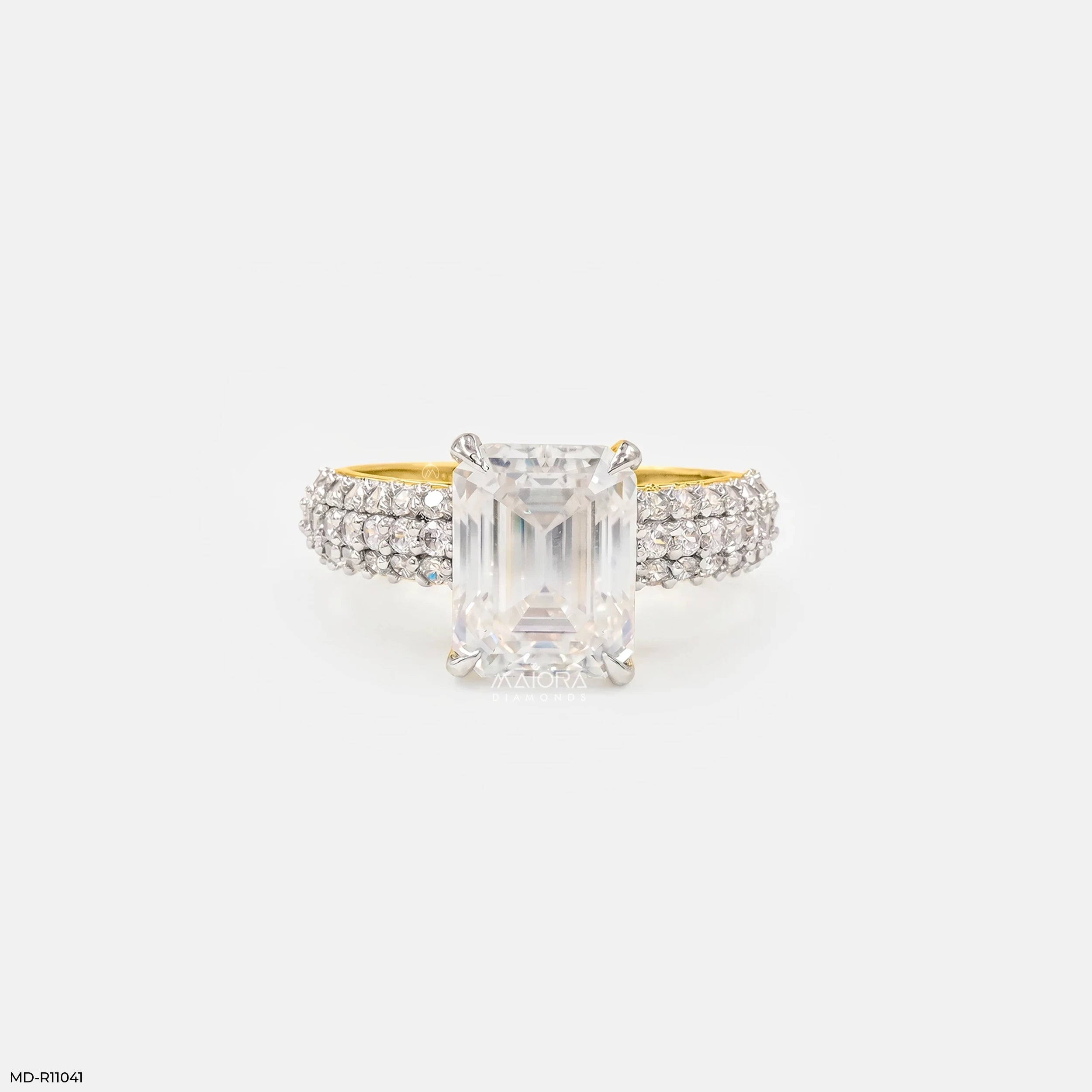 The Royal Pave Ring 14K Rose Gold
