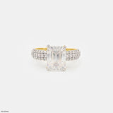 The Royal Pave Ring 9K Yellow Gold