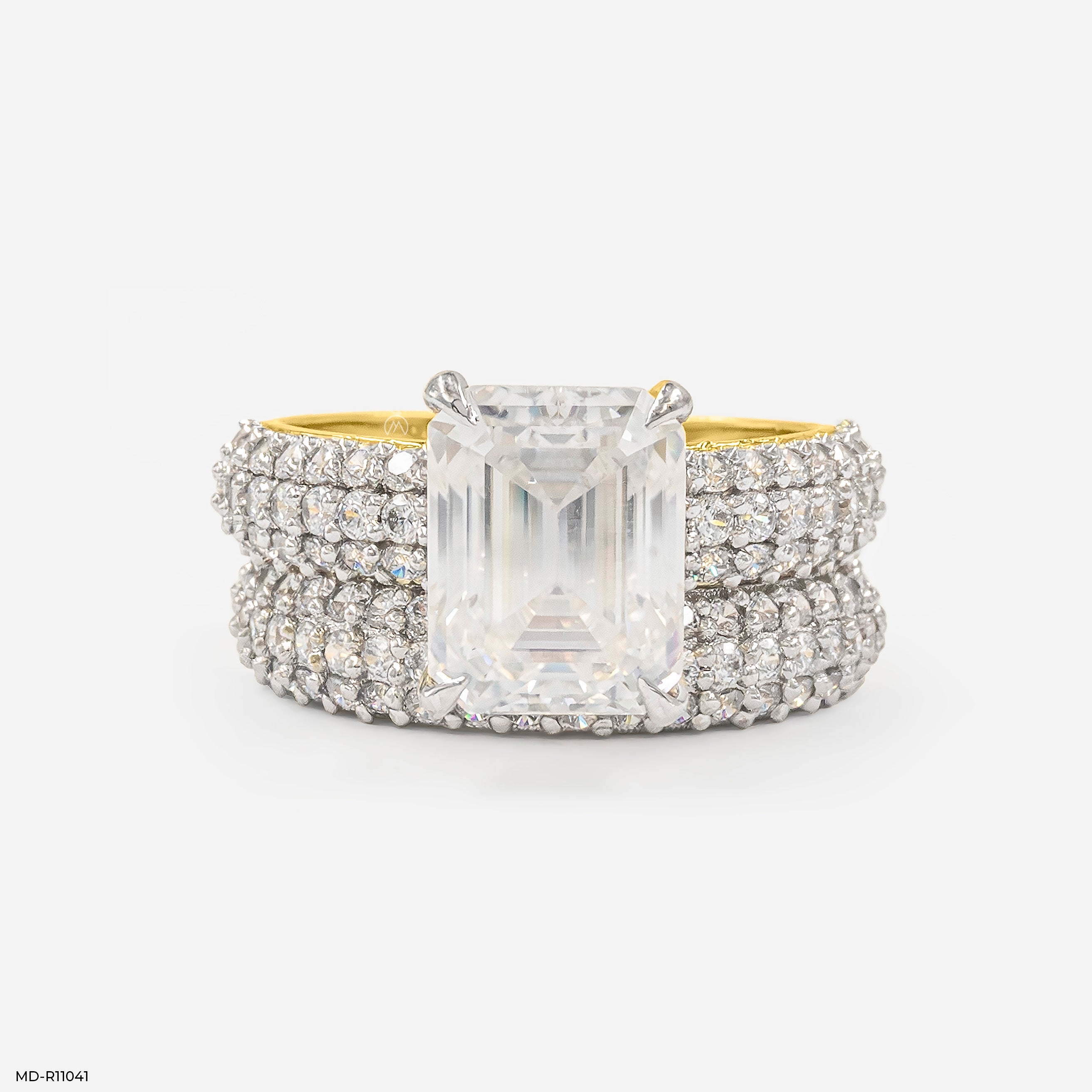 The Royal Pave Ring 14K Yellow Gold