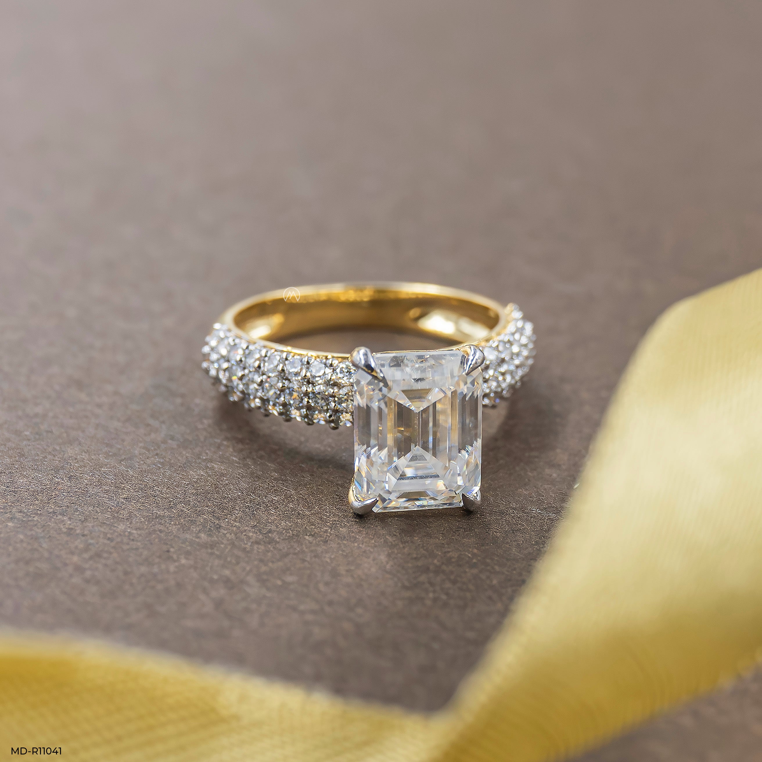 The Royal Pave Ring 18K Rose Gold