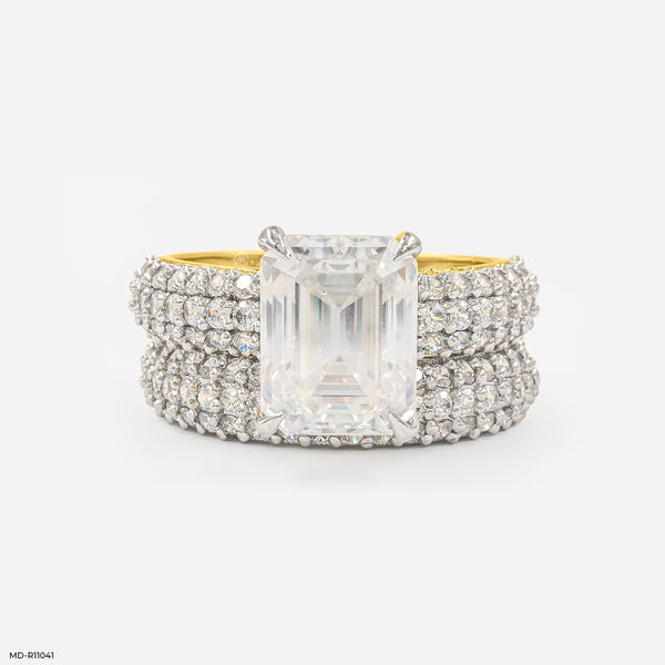 The Royal Pave Ring 14K Yellow Gold