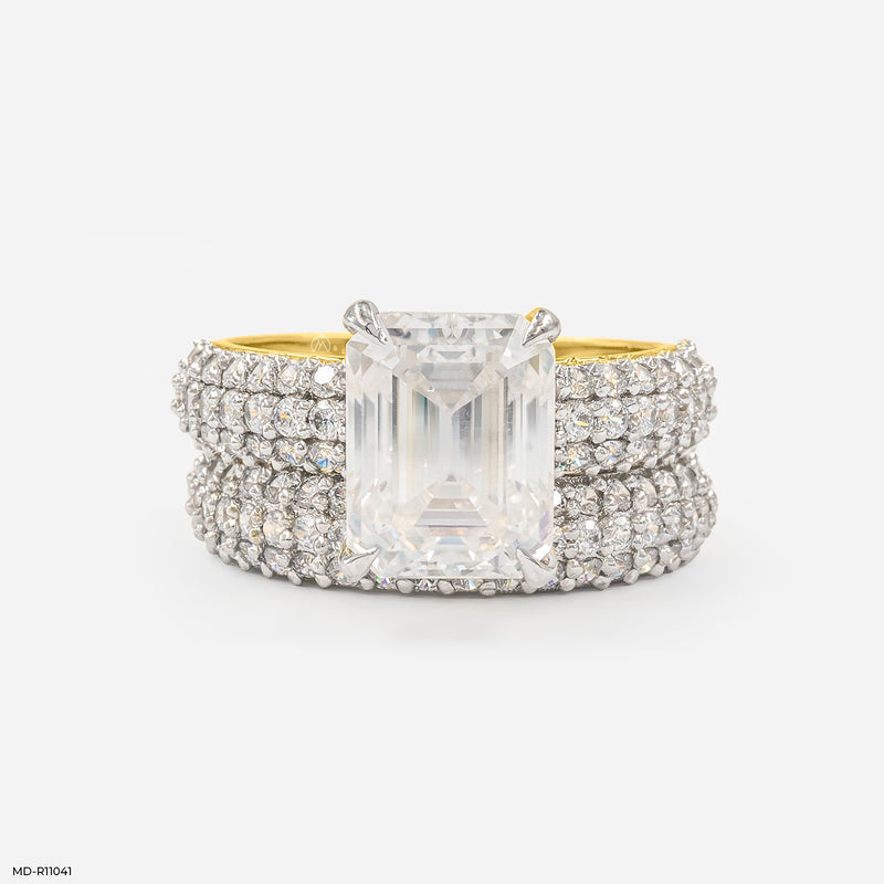 The Royal Pave Ring 14K Rose Gold