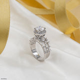 The Floral Cascade Ring 14K Yellow Gold