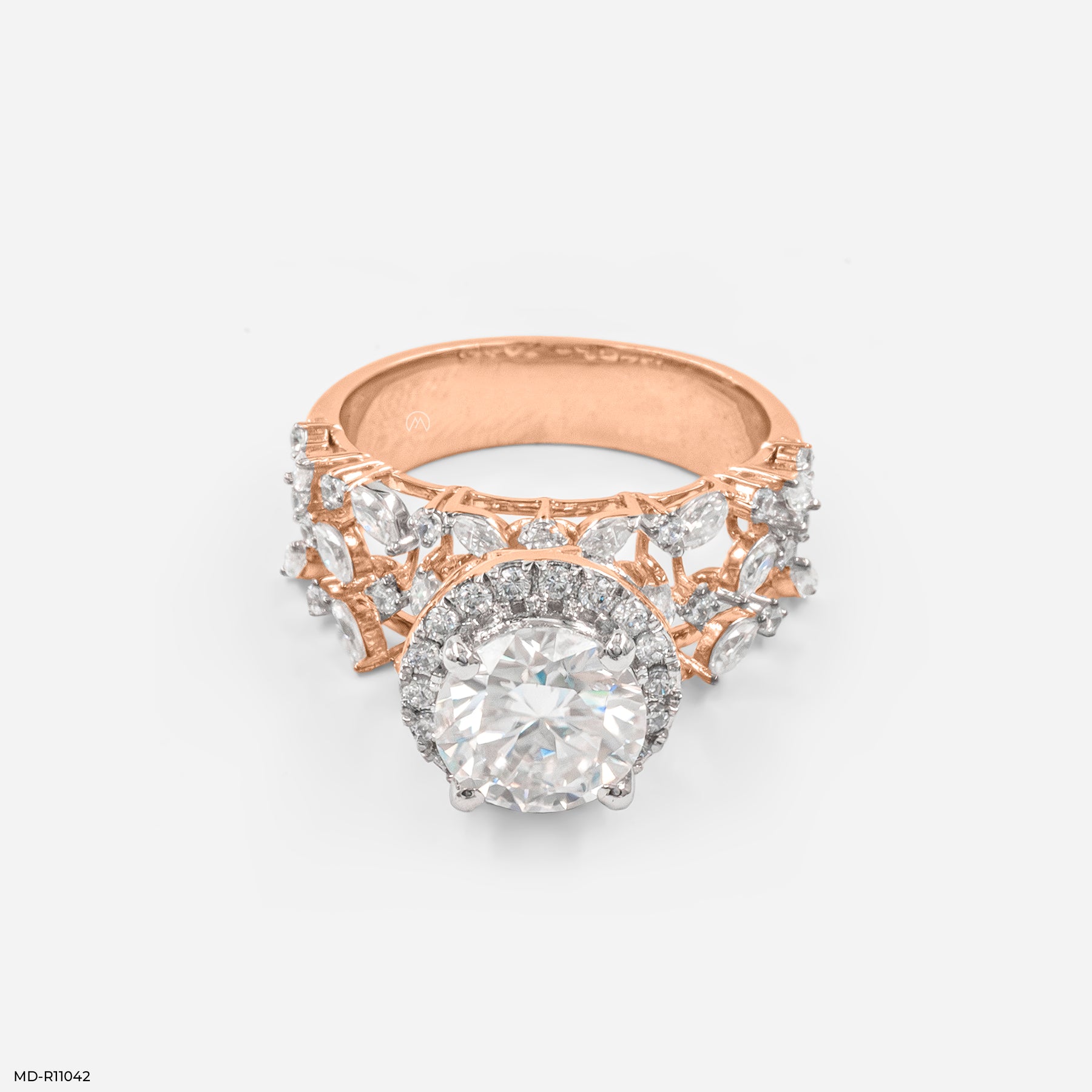 The Floral Cascade Ring 14K Yellow Gold