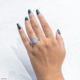 The Whispering Bloom Ring 14K White Gold