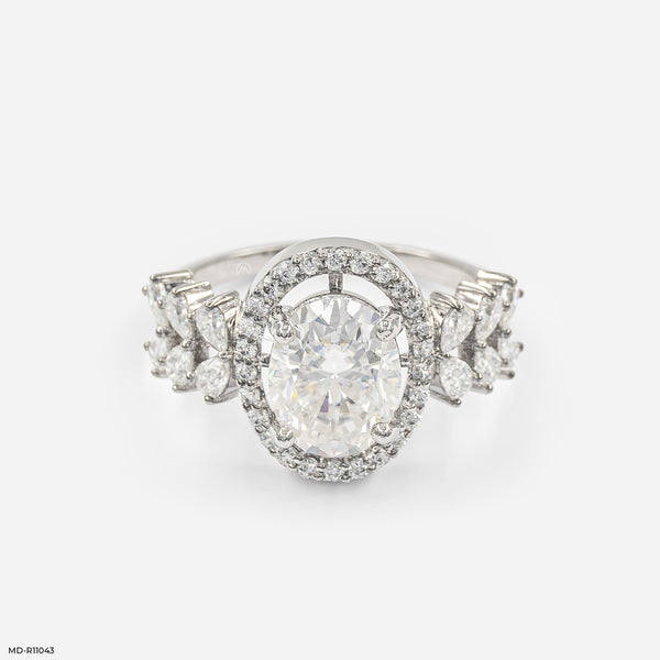 The Whispering Bloom Ring 14K White Gold