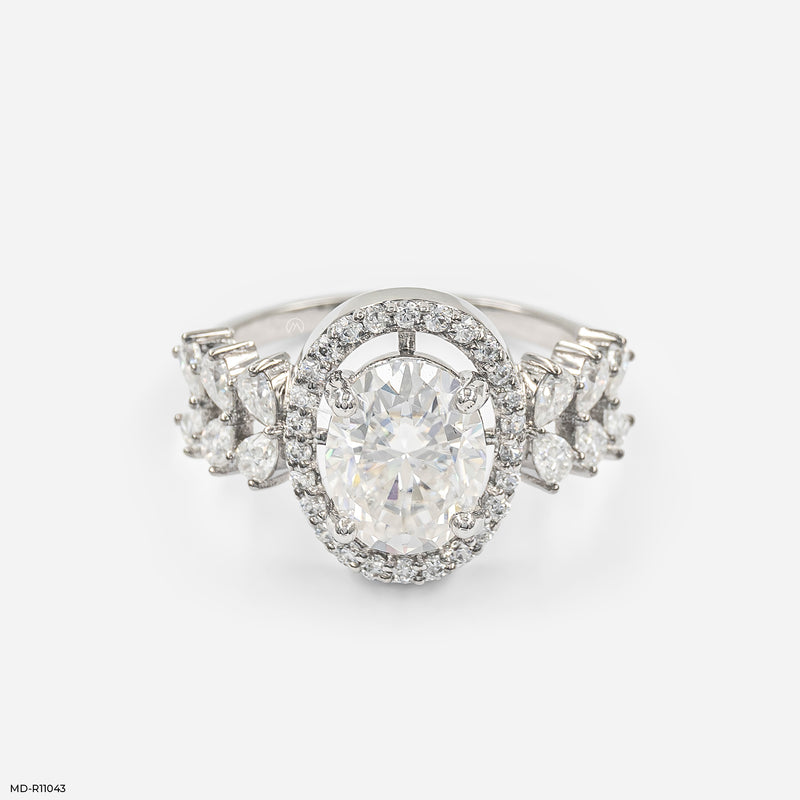The Whispering Bloom Ring 14K White Gold