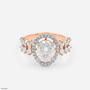 The Whispering Bloom Ring 9K Rose Gold