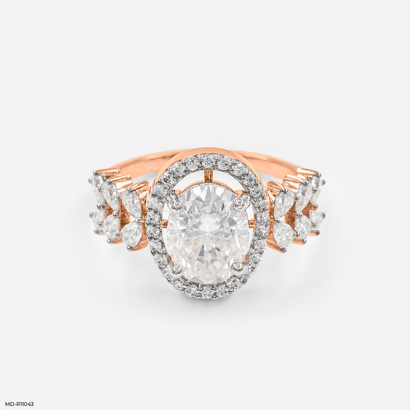 The Whispering Bloom Ring 14K White Gold