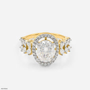 The Whispering Bloom Ring 9K Yellow Gold