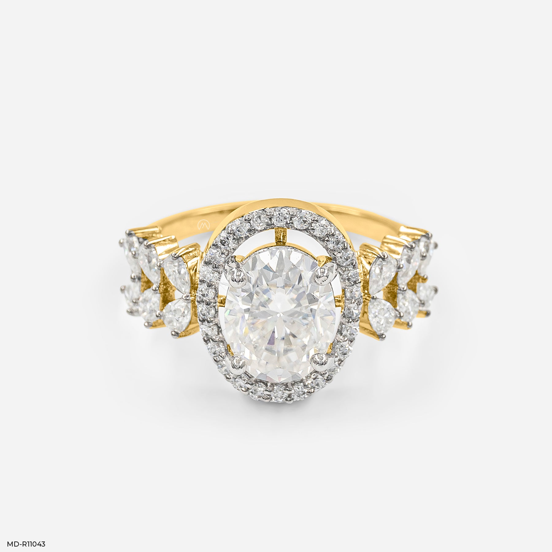 The Whispering Bloom Ring 9K White Gold